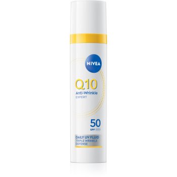 NIVEA Q10 Anti-Wrinkle fluid cu o consistenta usoara SPF 50 - imagine 2